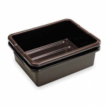 Nesting Container Brown Plastic
