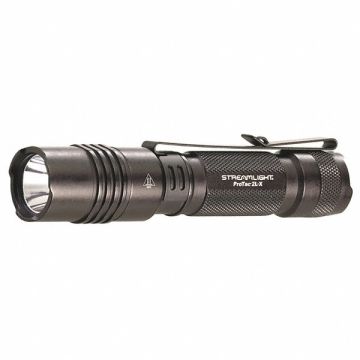 Handheld Flashlight Aluminum Black 500lm
