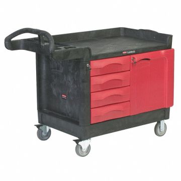 Trade Cart/Service Bench 49 in L Black