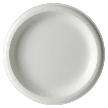 Disp Paper Plate 5 7/8 in White PK1000