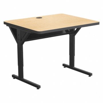Mobile Table 36 Wx30 D Fusion Maple Top