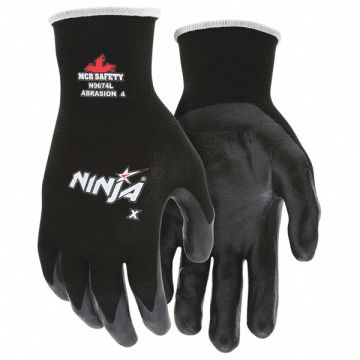 Gloves Seamless Dipped Small Black PR