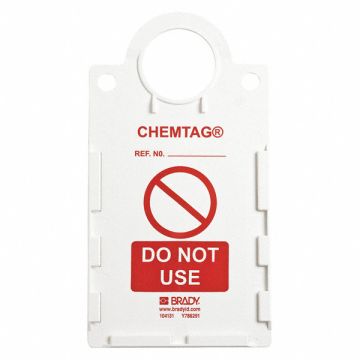 Chemtag(r) Tag Hldr 11-1/4 x 6 In PK10