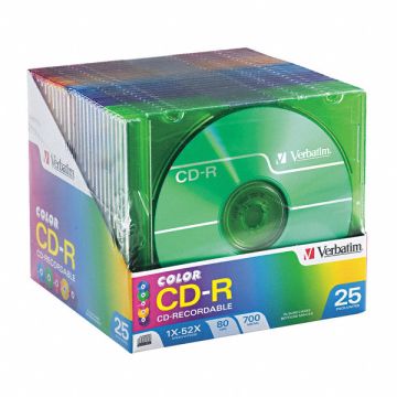 CD-R Disc 700 MB 80 min 52x PK25