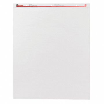 Easel Pad Plain 27 x 34 In White PK2