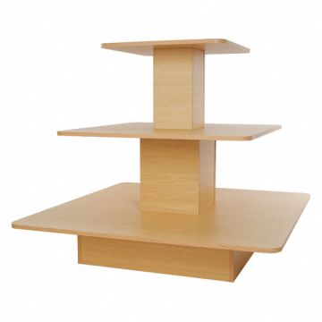 Tiered Table Melamine 48 L 48 W