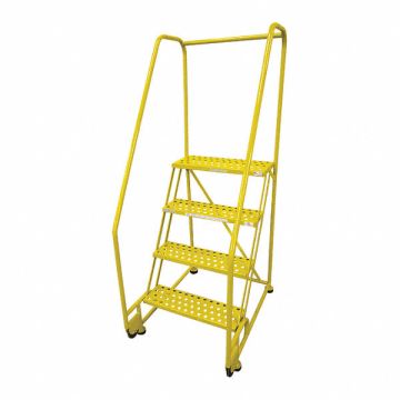 Tilt and Roll Ldr Steel 70In. H. Yellow