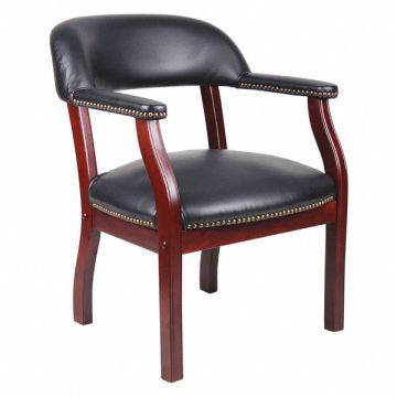 Guest Chair Mahogany Frame Seat 18-1/2 H