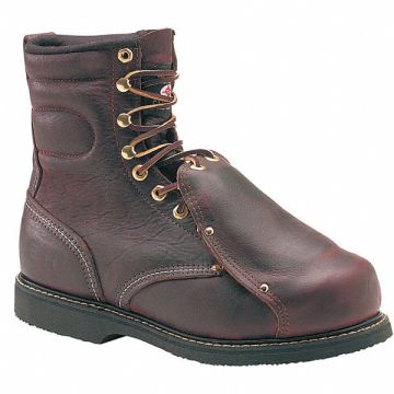 8 Work Boot 4-1/2 D Brown Steel PR