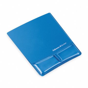 Mouse Pad w/Wrist Support Blue Standard
