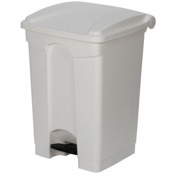 G8985 Fire-Resistant Trash Can White