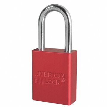 E7785 Lockout Padlock KA Red 1-7/8 H PK3