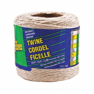 Rope 370 ft White Cotton