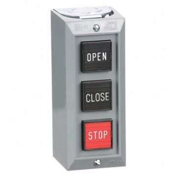 Push Buttn Cntrl Station Open/Close/Stop