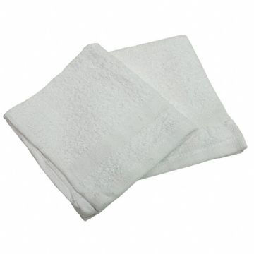 Wash Cloth 12x12 In White PK12