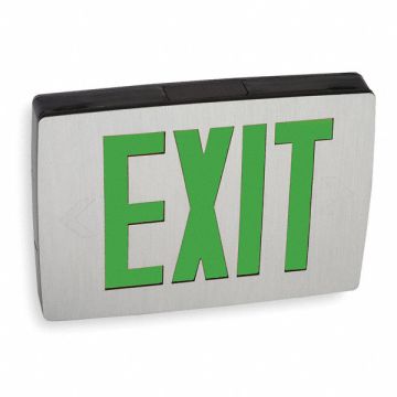 Exit Sign w/ Bttry Backup 0.60W Green 1