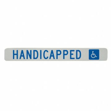 ADA Handicapped Parking Sign 2-1/2 x20