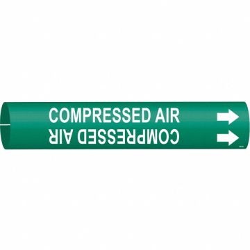 Pipe Marker Compressed Air 2 13/16in H