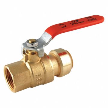 Ball Valve Inline Push-Fit 3/4in 200 psi