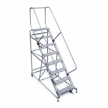 Rolling Ladder Hndrl Platfm 80 In H