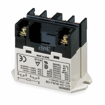 H8124 Enclosed Power Relay 10Pin 24VDC 3PST