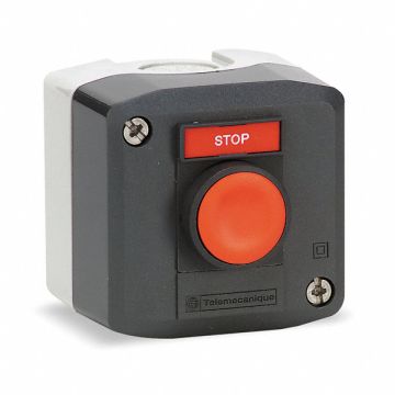 Push Button Contrl Station 1NC Stop 22mm