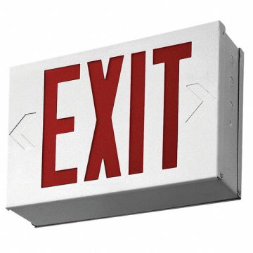 Exit Sign with Battery BackUp 3.80W Red
