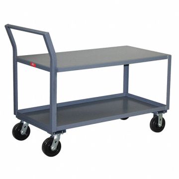 Low-Profile Utility Cart 2 400 lb Steel