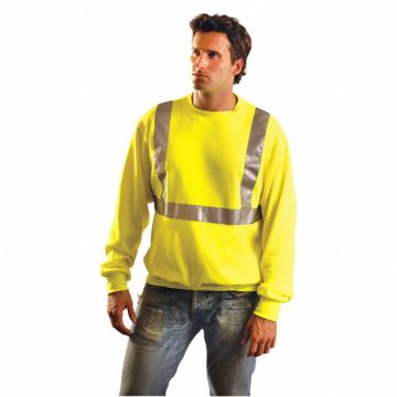Sweatshirt Mens M Yellow