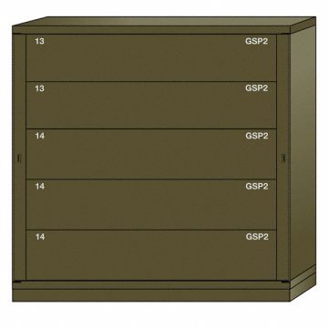 Gear Locker 59-1/4 Overall Height Green