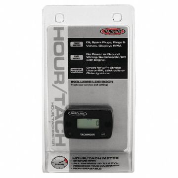 Hour/Tach Meter for Gas Engine 2 Cyl