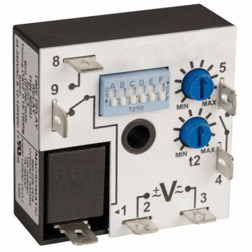 Timing Relay 24 to 240VAC 12 to125VDC 7A
