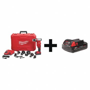 Cordless Knockout Tool Kit 1/2 to 2 in.