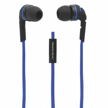 Wired Earbuds Stereo Plastic Black/Blue