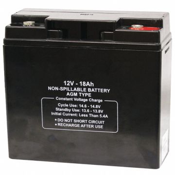 Battery 12VDC 17Ah 0.197 Dia Tab