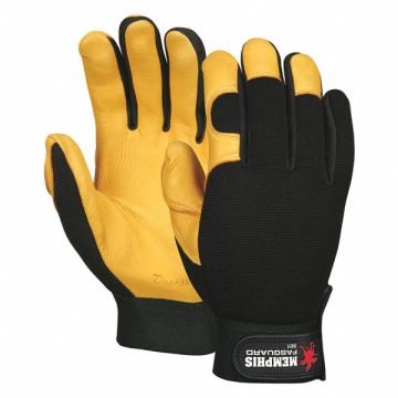 Coated Gloves 2XL Blk/Yellow Unlined PR