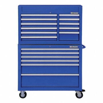Blue Heavy Duty Tool Chest/Cabinet Combo