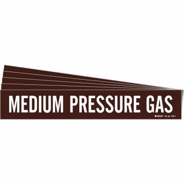 Pipe Marker Medium Pressure Gas PK5