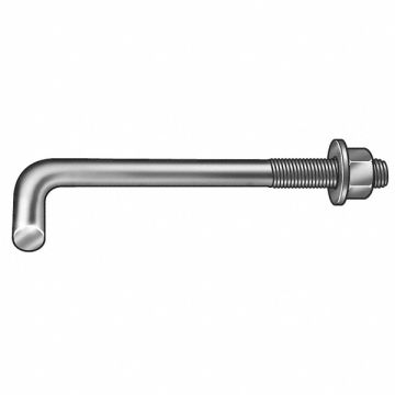 Anchor Bolt L Hook 1-8x4 In