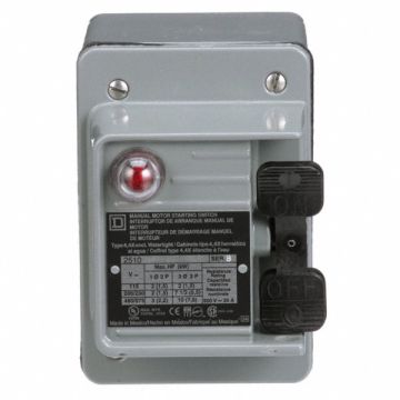 Manual Motor Switch NEMA 600VAC 3P M-0