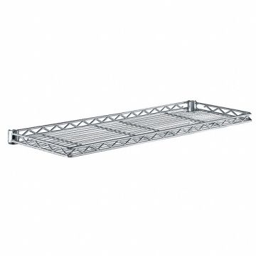 Wire Cantilever Shelf 60 W 12 D Chrome