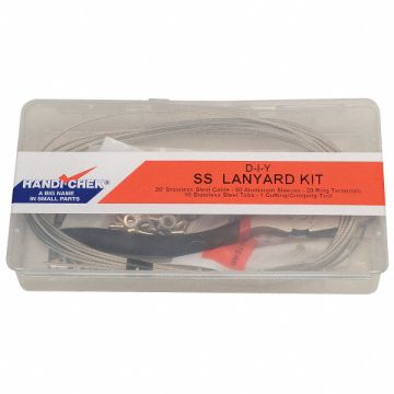 Lanyard Assembly Kit 3/64 In SS