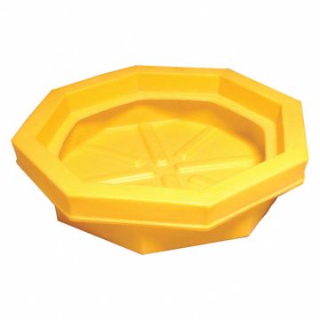 Drum Tray 22.8 gal Dia 32in Yellow