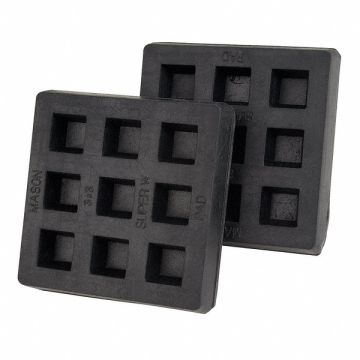 Vibration Iso Pad 3x3x3/4 In PK2