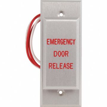 Push to Exit Button 24VDC 1-3/4 W