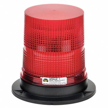 LED Warning Light Red 12/100VDC