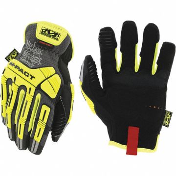 Mechanics Gloves Hi-Vis Yellow 11 PR