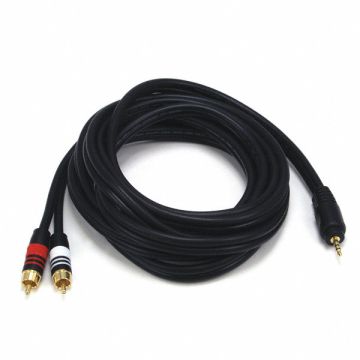A/V Cable 3.5mm(M)/2 RCA(M) 10ft