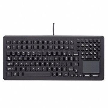 Full-Size Rugged Keyboard with Touchpad