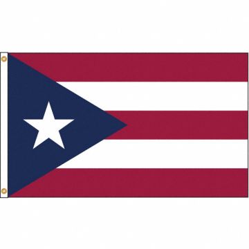 Puerto Rico Flag 3x5 Ft Nylon